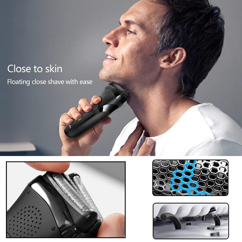 Series 3 32B Replacement Shaver Head for Braun, Foil & Cutter Razor Replacement Head, Compatible with Braun 301S, 310S,