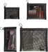 Patu Zipper Mesh Bags, Pack of 4 (S/M/L & Long Pouch) for Beauty Makeup Cosmetic Accessories Organizer