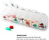 Deke Home Weekly Pill Organizer (2 Pack) - 7 Day Pill Box with Large Compartments, Easy Open, BPA Free, Travel Friendly