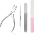Stellmacher Toenail Clippers, Professional Nail Care Kit with Stainless Steel Nail Clipper, 4 Pieces Manicure &