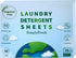 Kindly Laundry Detergent Sheets, 25 Sheets (50 Loads), Fragrance Free, Eco-Friendly, Plant-Based, Hypoallergenic