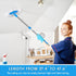 Spin Mop Replacement Handle, 360 Degree Rotating Telescopic Mop Pole for Household Cleaning Accessories (Cute Blue)