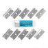 Single Edge Razor Blade 10 Pack - Straight Edge Razor Blades in Storage Box, Heavy Duty Single Sided