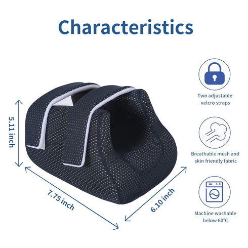 3D Heel Protectors Bed Sore Pillow Cushion for Pressure Sores, Foot Pillows Support Boot for Bedridden Patients, Ankle