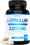 L Citrulline 3000mg Supplement (240 Capsules) - Support L Arginine & Nitric Oxide Pills for Workouts - Non-GMO, Vegan