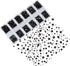 Zealer 1800pcs Black Nail Art Crystals, Round Beads, Top Grade Flatback Glass Charms for Nails, Crafts, Eye Makeup,