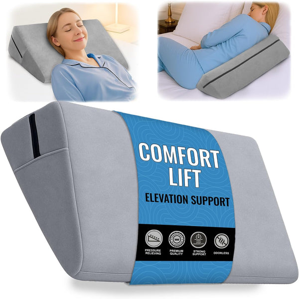 sokoro Bed Wedge Pillow for Sleep Apnea, GERD Acid Reflux Snoring Relief,
