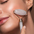 Natural Jade Roller for Face, Aging Wrinkles Facial Skin Massager Treatment Therapy - Premium Jade Stone by Crystal