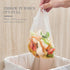 DOITOOL 2PCS Kitchen Trash Bag Holder, Suction Cup Sink Trash Bag Holder Rack for Kitchen, Grey