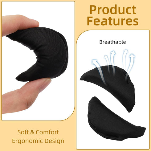 LUSTRIB 3 Pair Shoe Filler for Too Big Shoes Women Men, Adjustable Toe Inserts Make Shoes Fit That are Too Big, Soft