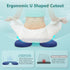 Tailbone Hemorrhoid Donut Pillow for Pain, Sciatica Pain Relief Butt Pillow, Pressure Sore Relief Seat Cushion