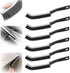 6 PCS Hard Bristle Crevice Cleaning Brush for Home, Kitchen, Bathroom, Window, Vehicle, Toilet, and Grout Cleaning
