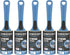 Evercare All Purpose Lint Brush, Value Pack with 5 Rollers (300 Sheets Total), Blue