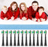 Replacement Toothbrush Heads - 12 Pack Compatible with Philips Sonicare Electric Toothbrush (12 Black)