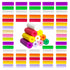 120PCS Aligner Chewies, 10 Mix Colors for Invisalign Aligners, Orthodontic Silicone Chompers