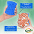 SCRUBIT Non-Scratch Cellulose Scrub Sponge, 16-Pack, Soft Grip Kitchen Sponges for Pots, Pans, and More