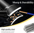 Toe Nail Clippers for Men with Catcher | 9mm Wide Jaw Opening for Thick Toenails, Heavy Duty Nail Cutter