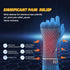 Wrist Compression Sleeves, Silver Wrist Brace for Carpal Tunnel Pain Relief Treatment, Breathable Support (Pair)