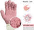 MIG4U Microfiber Dusting Gloves House Cleaning Glove for Blinds, Windows, Shutters, Furniture, and Car, Reusable Lint-Free Pink 2 Pairs S/M