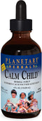 Planetary Herbals Calm Child Herbal Syrup, 4oz - Soothing Botanicals Chamomile, Lemon Balm & Catnip