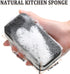 Taeku Natural Kitchen Sponge, 6 Pack Heavy Duty Scrub Cellulose Sponges for Dishes, Eco Friendly Cleaning
