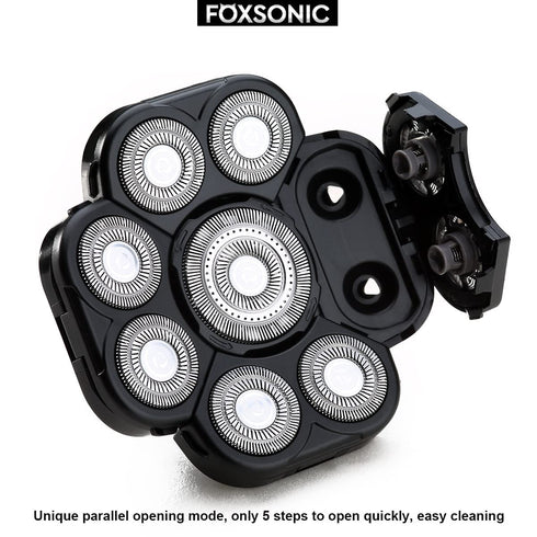 Upgraded 9 Blades Replacement Heads for Body Head Shaver, Compatible with Many Brands, Electric Razor Shaver