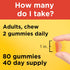 Nature Made Vitamin C 250 mg, Dietary Supplement for Immune Support, 80 Gummies, 40 Day Supply