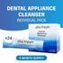 Dental Appliance Cleanser, 24 Packets of Professional Strength Concentrated Cleaner Powder - Retainer Cleaner, Denture Cleaner and Night Guard Cleaner, Mint Essence Flavor (12 Month Supply)