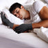 MIG4U Moisturizing Beauty Gloves Touch Screen Overnight Sleeping Glove for Men SPA, XL Black