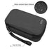 Teamoy Travel Makeup Brush Bag (up to 8.5") - Professional Cosmetic Organizer Case with Handle Strap, Black