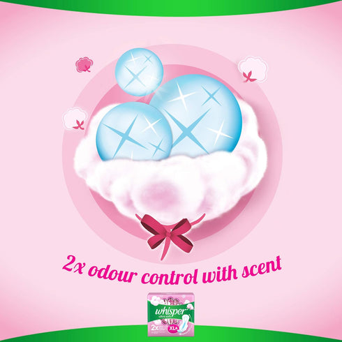 WHISPER 30 Ultra Soft Sanitary Pads - Pieces (XL Plus)