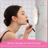 MIRRORVANA 20X & 15X Magnifying Mirror Set - Compact & Travel Ready Makeup Mirror with 3 Suction Cups, Sizes: 6" and 4".