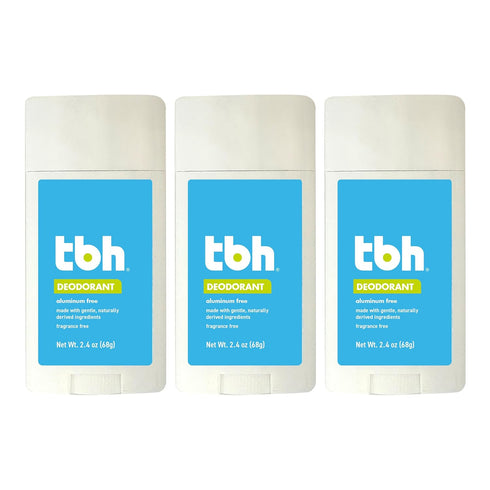 TBH Kids Deodorant, Aluminum-Free Natural Deodorant for Kids & Preteens, Safe & Gentle Odor Protection, 2.4 oz (Pack of