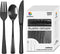 150 Pack Heavy Duty Plastic Silverware, Disposable Cutlery Set with 50 Forks, Knives, Spoons for Parties, Events