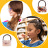 Willbond 4 Pieces Acrylic Ponytail Cuff, Tortoise Shell High Pony Rope Hair Ties, Sweet Color for Women Accessories