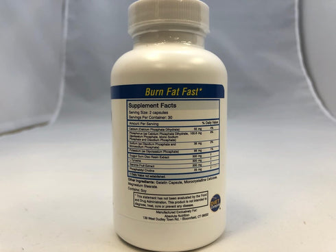 Fat Burning Metabolism Boosting Supplement, Thyroid T-3, 60 Capsules