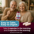 Mountain Health CoQ10, 7-Ingredient (120 HeartSavior Natural Cholesterol Support Supplement with Red Yeast Rice, Plant