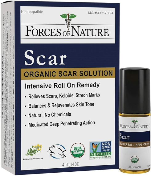 Forces Of Nature Medicine Scar Control Rollerball Organic, 0.14 Fl Oz