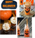 Webake 100 Pack Chevron Paper Straws, 7.75 Inch Disposable Biodegradable Straws, Orange Striped