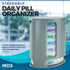 Pack 2 7 MEDca Weekly Pill Organizer, of Dispensers, Stackable Compartments Four Times-a-Day - Morning, Noon, Evening