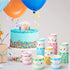Jingmore 24 16oz Frozen Pcs Paper Ice Cream Cups with Lids, Ice Cream Containers Disposable Sundae Dessert Bowls