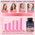 Raised,120 Beef Organ Supplement for Women, Beef Liver, Kidney, Heart & Uterus Tissue, with Multivitamins, Folate