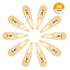 Hotop 50 Pack Gold Hair Clips for Women, Snap Hair Clips Barrettes for Kids, Non-Slip Gold Barrettes