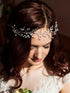 Yean Babys Breath Hair Piece, Wedding Hair Vine, Silver Rhinestone Headband, Bridal Flower Vine Accessories