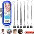 Antonki Dental Cleaning Tools, Stainless Steel Hygiene Kit with Case for Home Use