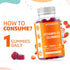 Vitamatic 2 Pack Vitamin D3 Gummies - 5000 IU Per Gummy, 120 Count for Healthy Bones, Teeth, Mood