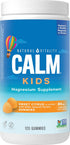 Natural Vitality Calm Kids Supplement, Magnesium Citrate, Stress Relief Gummies, Sweet Citrus, 120 Gummies