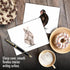 The Best Card Company - 20 Blank Yoga Animal Cards (4 x 5.12 Inch) - Kids Set (10 Designs, 2 Each) - Zoo Yoga
