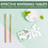 Toothpaste Tablets - Mint Flavor, Anti-Plaque, Anti-Cavity, Prevents Tooth Decay, Anti-Gingivitis, Oral Cleaner, Travel-Friendly, Fluoride-Free