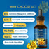 LeaforClensey CoQ10 Immune 100% 2 oz Citrus Bergamot Liquid Drops for High Cholesterol, Bergamot Extract Blend